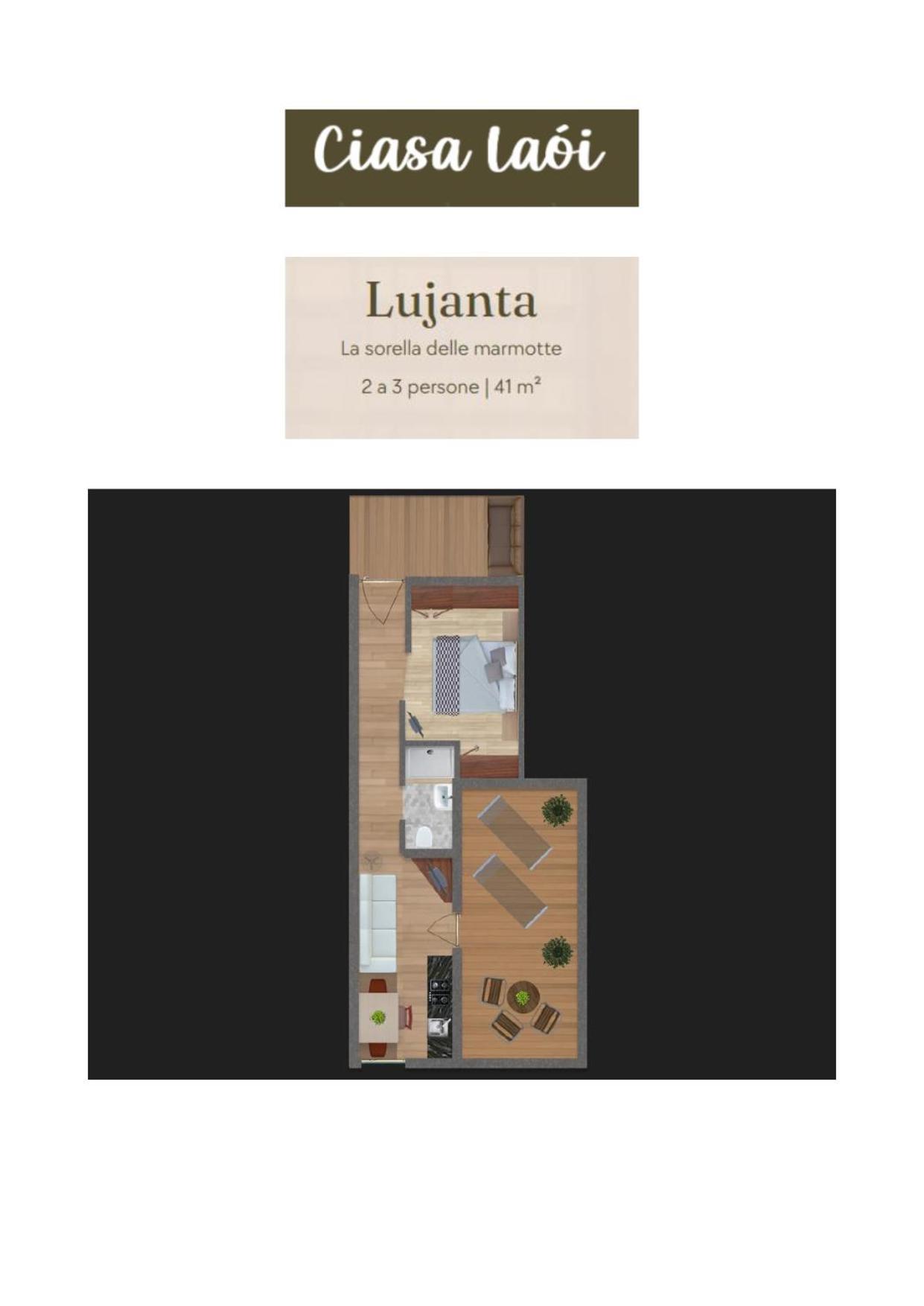Apartment Ciasa Laoi San Cassiano  Exteriör bild